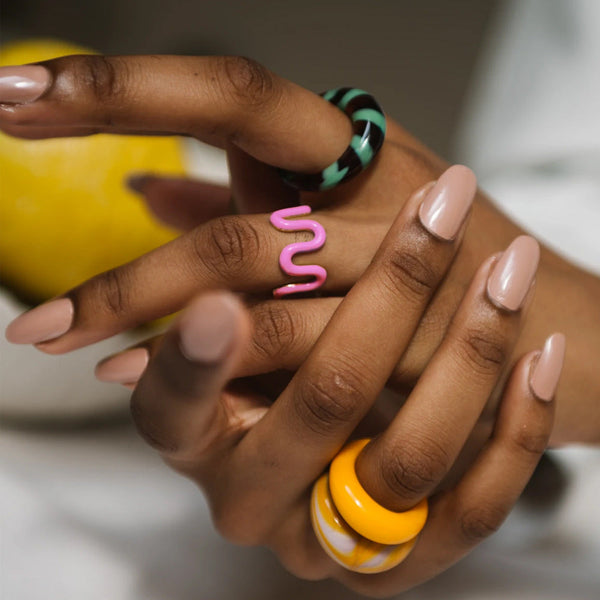 Vivid Vibes Wave Ring